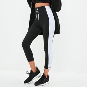 Missguided cropped active leggings